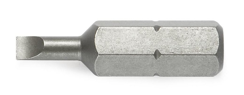 Slotted bit C 6.3 (1/4) 1/4IN-L25MM SL 1.2